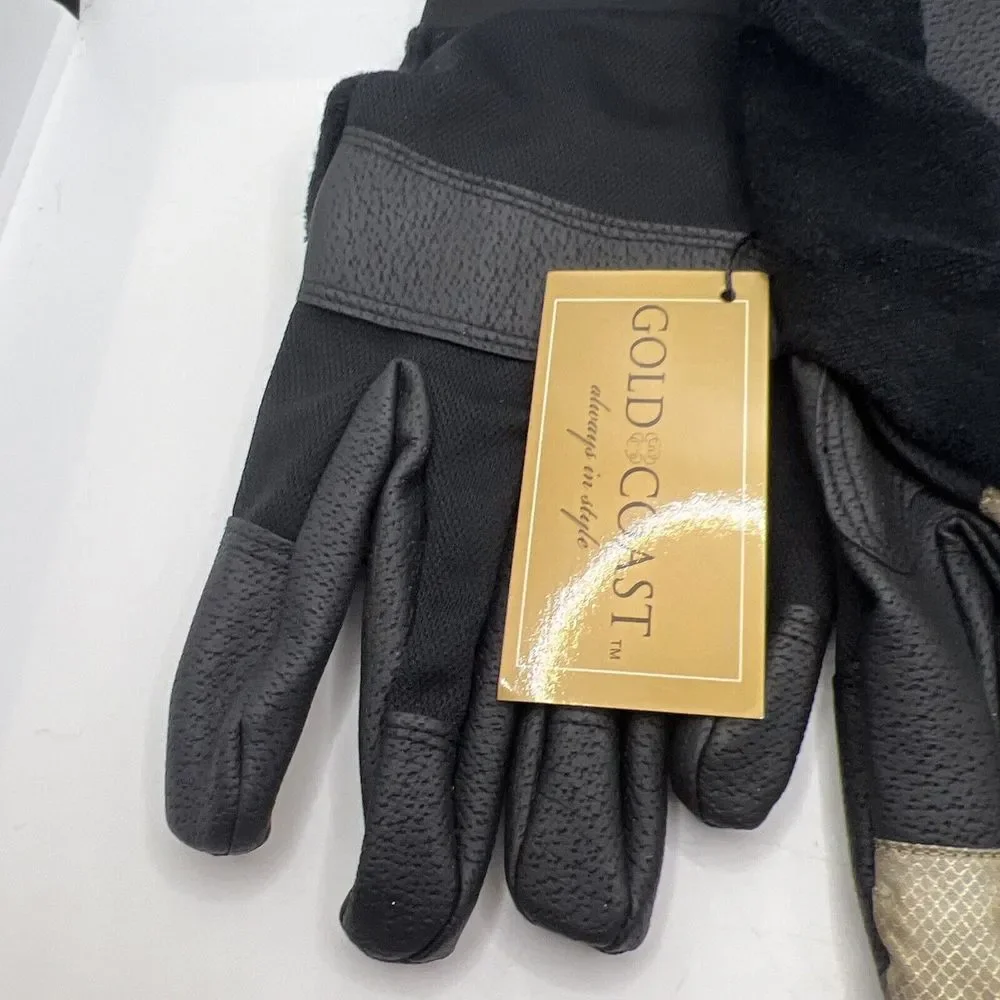 Gold Coast Women'sGloves L/XL Black‎ Texting